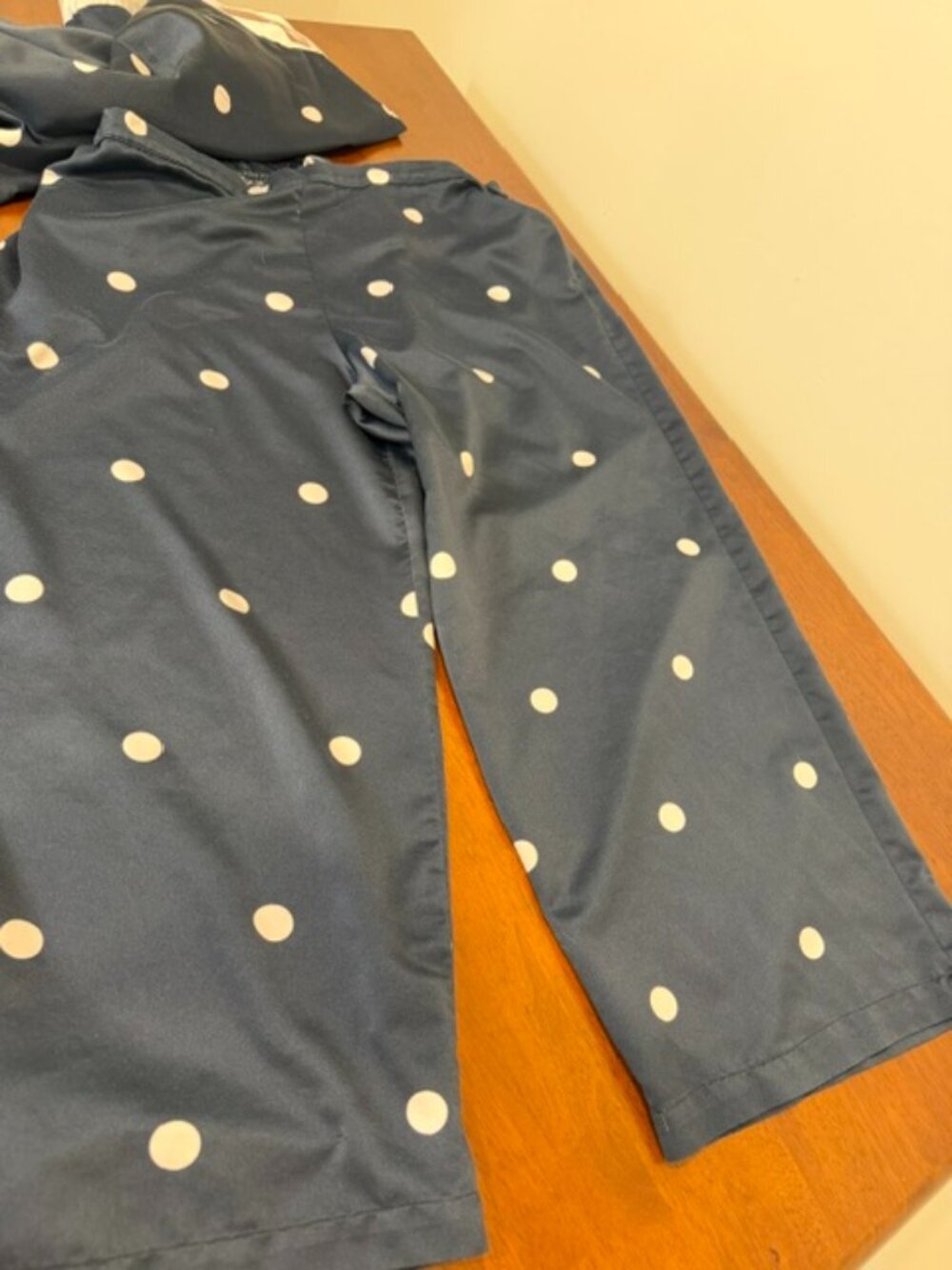Kate Spade New York Blue White Polka Dot Pajama Set Size XL. - Picture 15 of 16